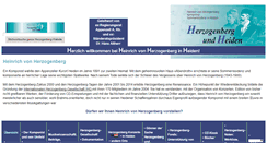 Desktop Screenshot of herzogenberg.ch